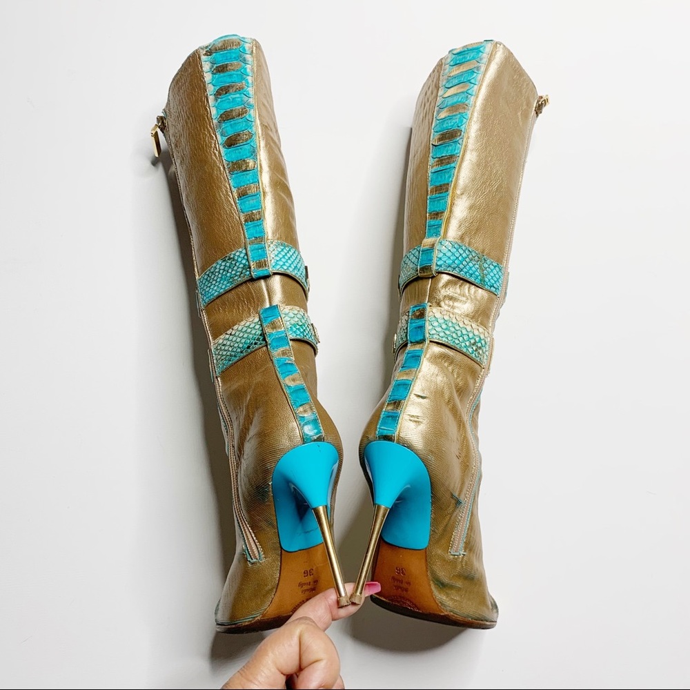 Hamlet Couture Metallic Gold with Cobra Trim 36 - Picture 5 of 7